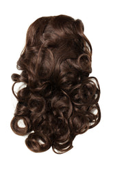 Coada Ondulata Cleste Par Natural Saten Inchis